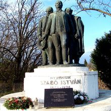 Szabó István monument, Nagyatád